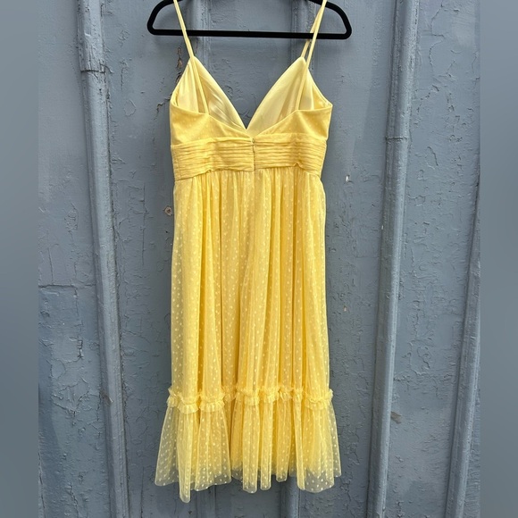 Jake’s Cocktail Yellow dress, size 38 (approx 6) - Picture 3 of 10